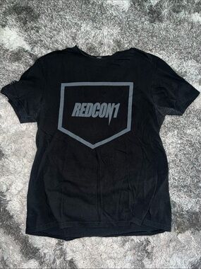 REDCON1 Men's Medium  Black Logo Tee
